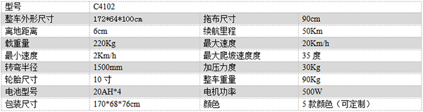 电动天峻尘推车C4102